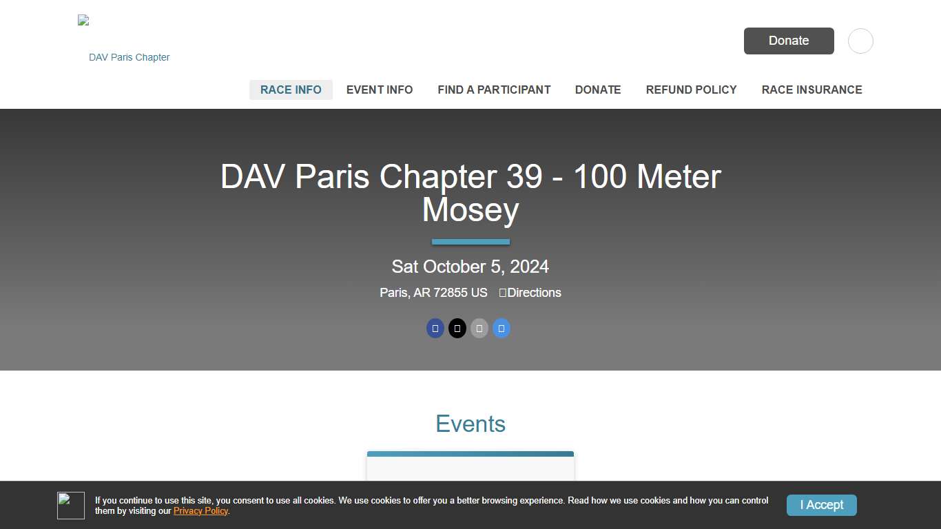DAV Paris Chapter 39 - 100 Meter Mosey