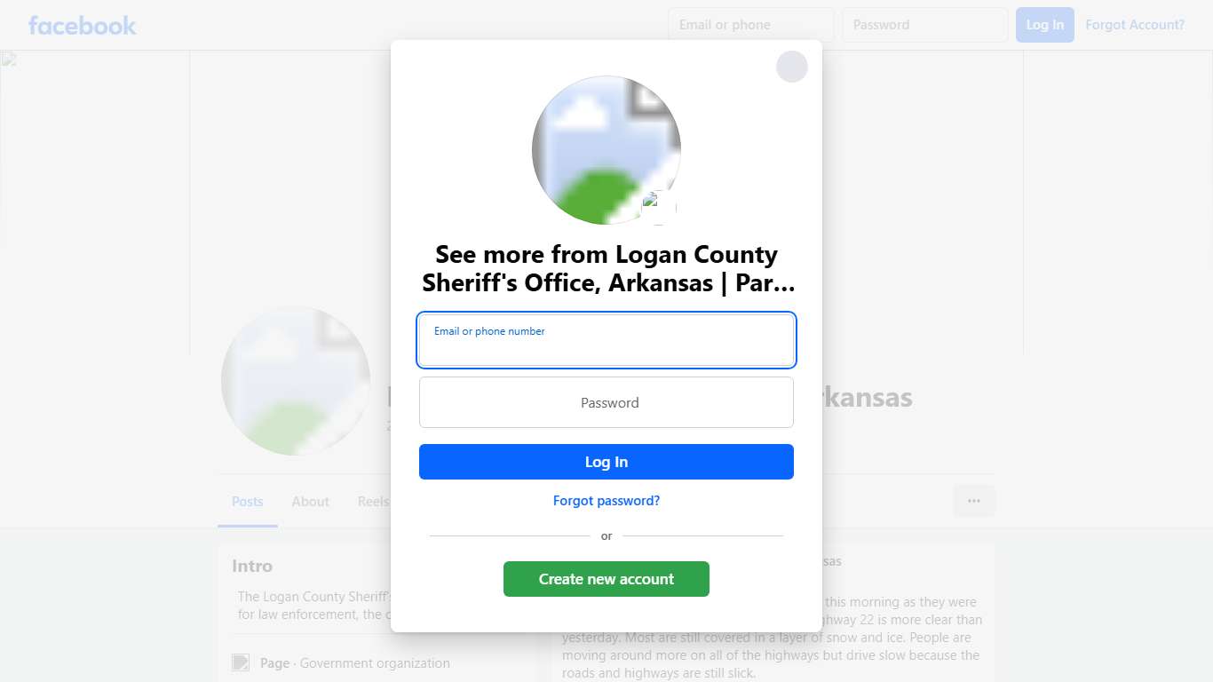 Logan County Sheriff's Office, Arkansas Paris AR Facebook